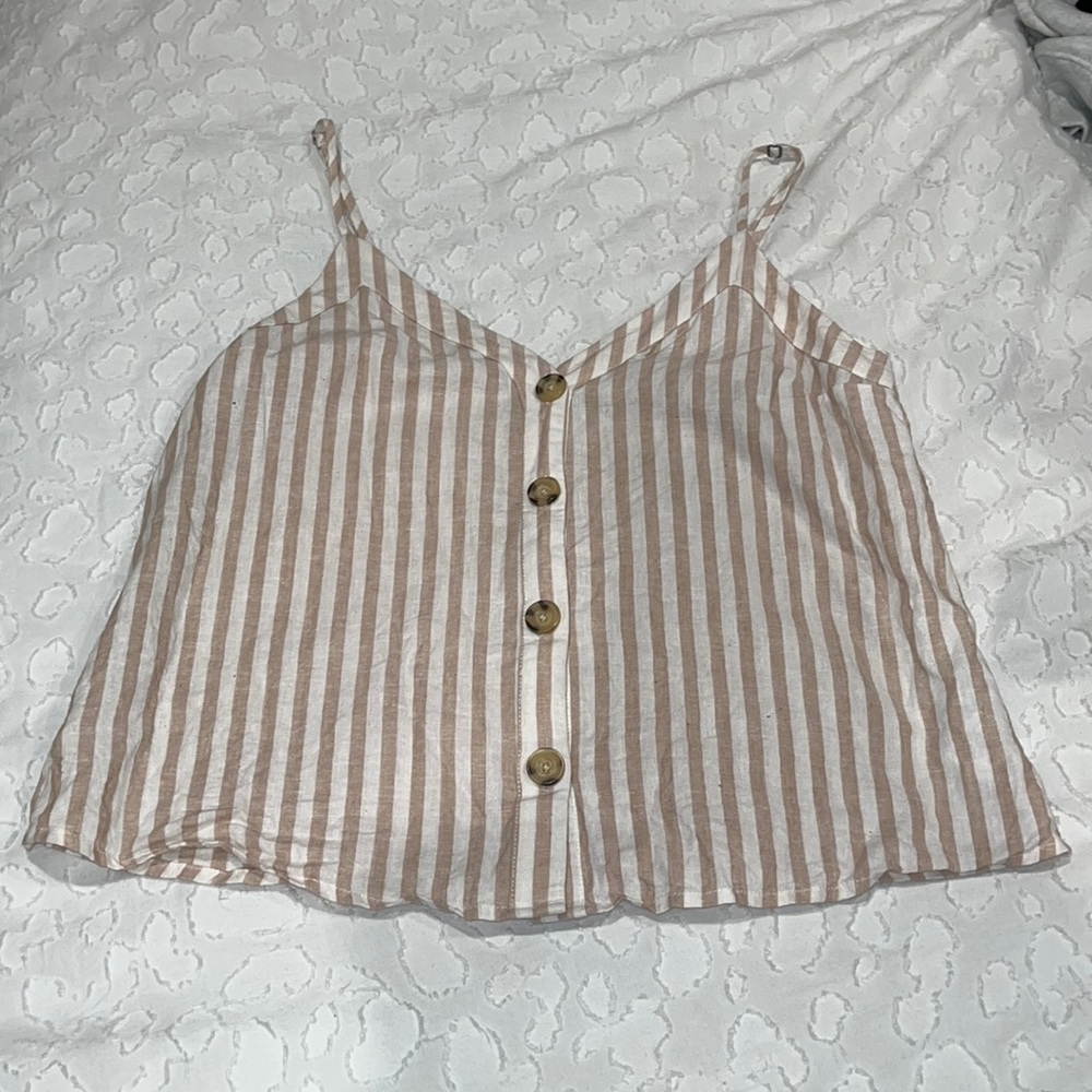 A slightly cropped tank top